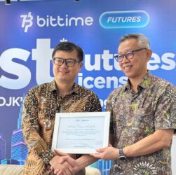 Bittime Raih Izin Perdagangan Futures Pertama di Era Pengawasan Kripto OJK Bittime Raih Izin Perdagangan Futures Pertama di Era Pengawasan Kripto OJK