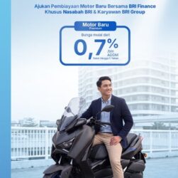 Nikmati Perjalanan Lebih Maksimal, BRI Finance Tawarkan Pembiayaan Motor Baru Mulai 0,7% per Bulan Nikmati Perjalanan Lebih Maksimal, BRI Finance Tawarkan Pembiayaan Motor Baru Mulai 0,7% per Bulan