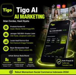 Tigo AI Perkenalkan Ekosistem Pemasaran Berbasis AI untuk Advertiser Indonesia Tigo AI Perkenalkan Ekosistem Pemasaran Berbasis AI untuk Advertiser Indonesia